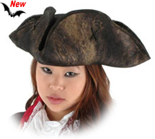 Scallywag Black Pirate Hat